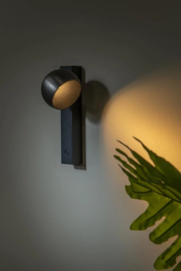 Lucide Premium ESFERA - Wall light - LED Dim. - 1x9W 2700K - Grey iron - atmosphere 2